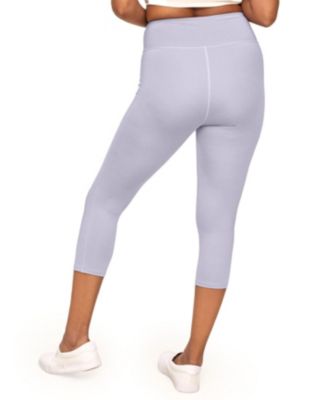 Women's Haley Heathered Crop Compression Activewear Legging