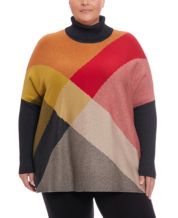 Macys color clearance block sweater