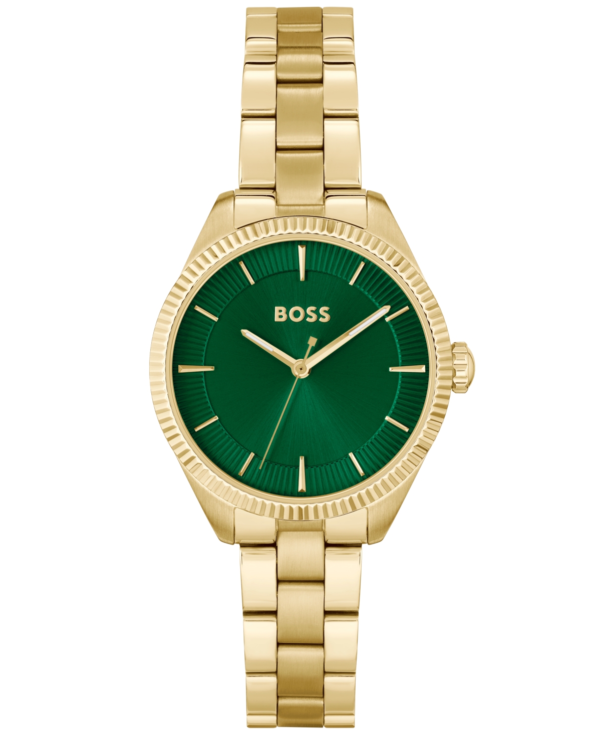 Hugo Boss Boss Women's Sage Quartz Ionic Plated Thin Gold-tone Steel Watch 32mm