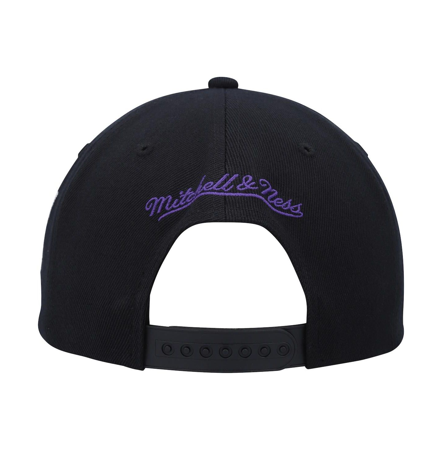 Мужская кепка Mitchell & Ness Black Phoenix Suns Hardwood Classics MVP Team Script 2.0 Snapback Hat — фото 5