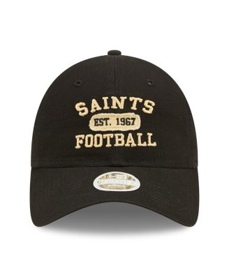 Women's Black New Orleans Saints Formed 9TWENTY Adjustable Hat