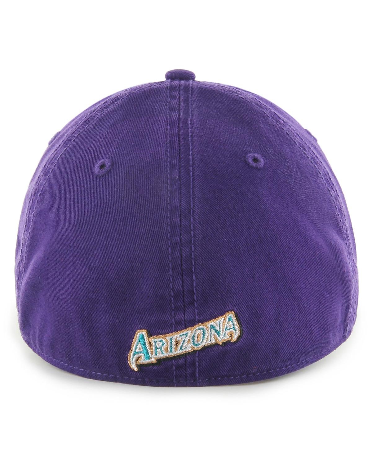 Shop 47 Brand Men's ' Purple Arizona Diamondbacks Cooperstown Collection Franchise Fitted Hat
