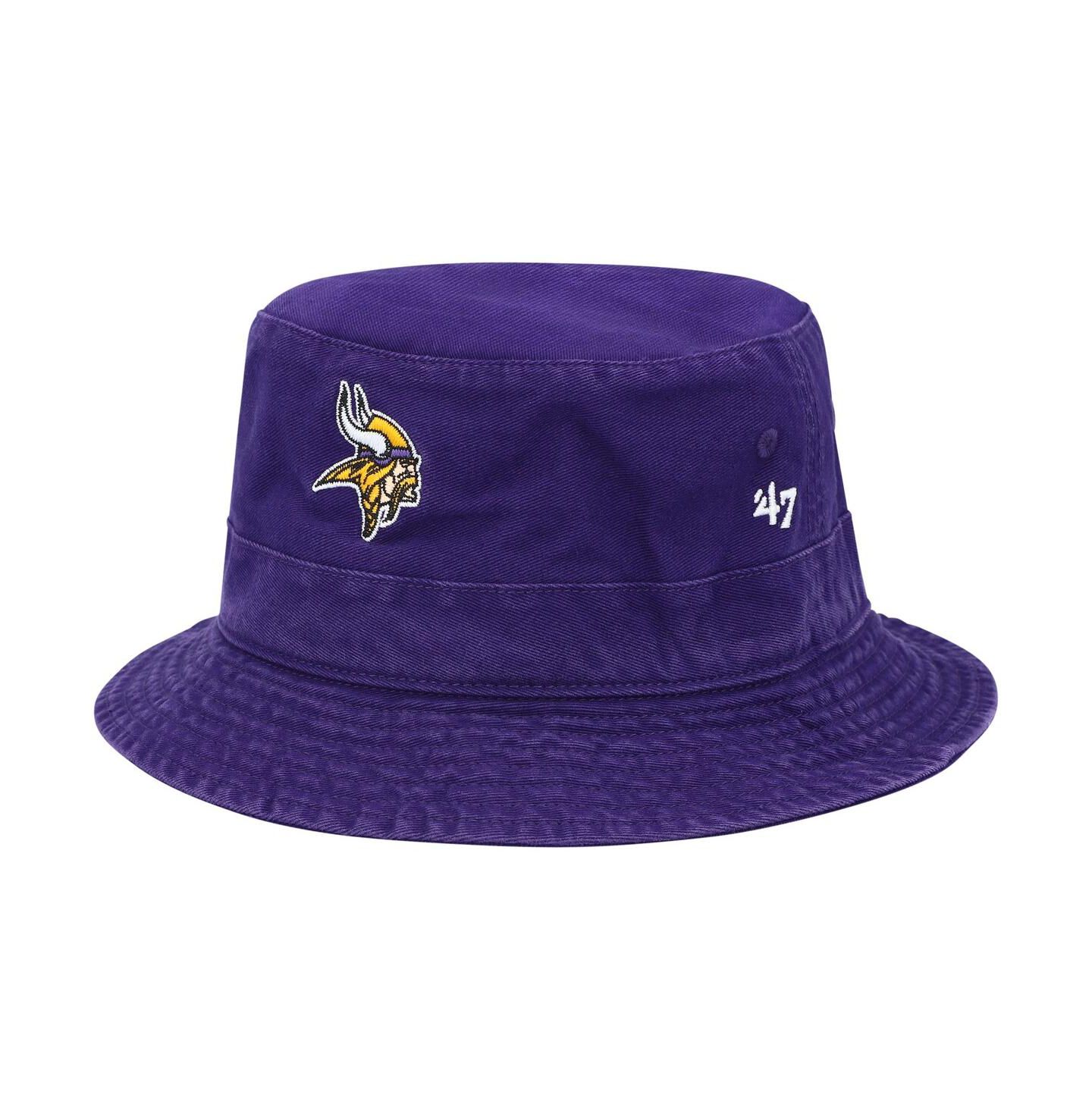 Мужская панама '47 Brand Purple Minnesota Vikings Primary Bucket Hat — фото 1