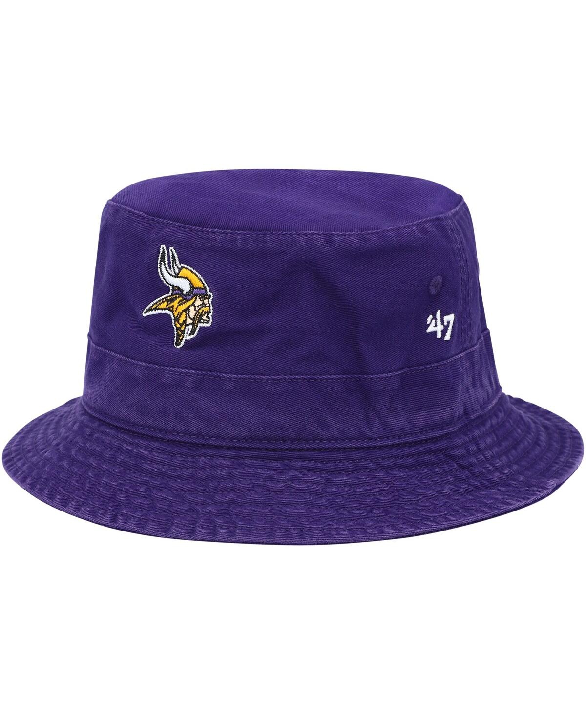 47 Brand Men's ' Purple Minnesota Vikings Primary Bucket Hat