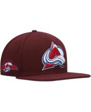 Colorado Avalanche Youth Slouch Trucker Adjustable Hat - Burgundy
