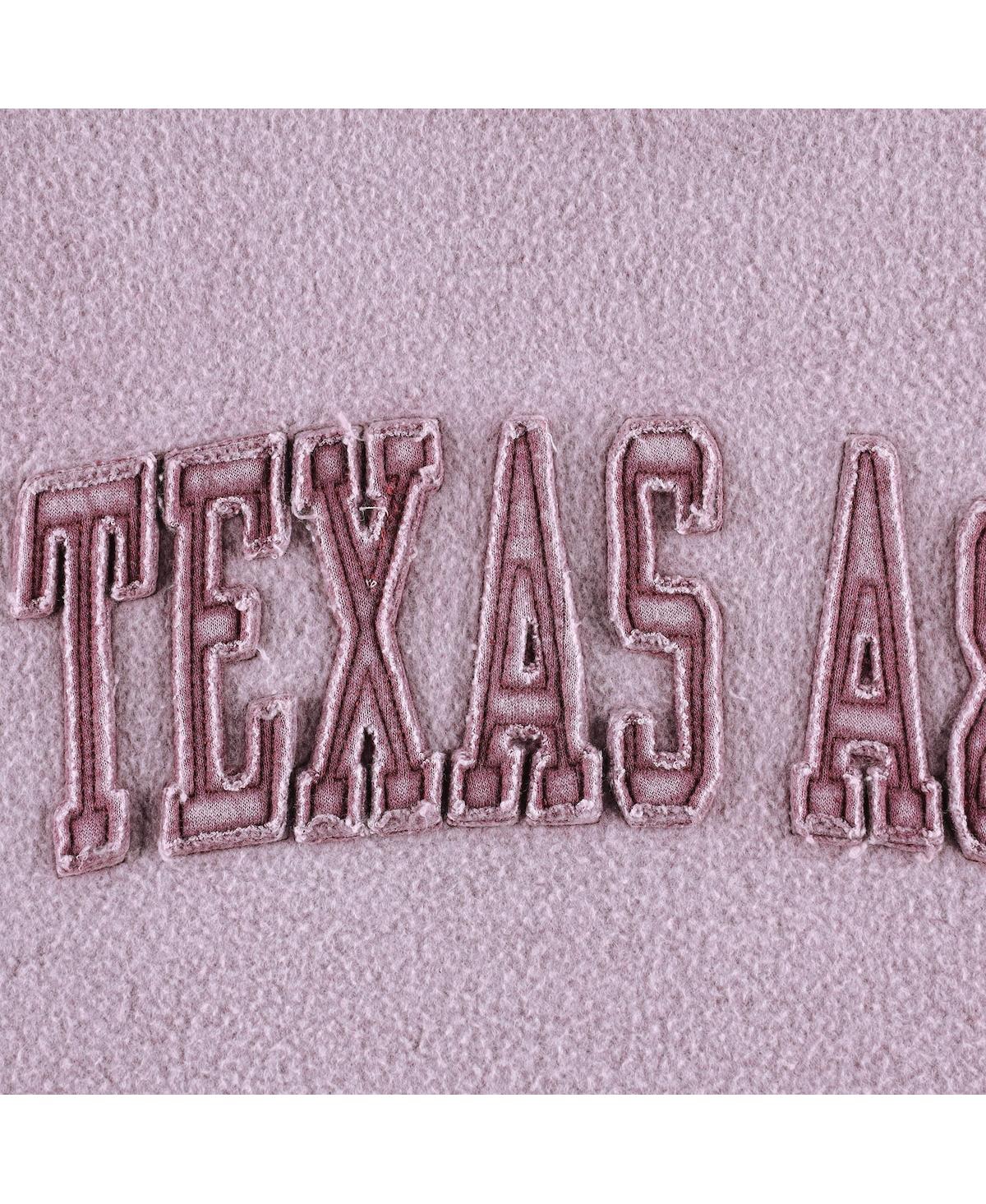 PRESSBOX WOMEN'S PRESSBOX MAROON TEXAS A&M AGGIES PONCHOVILLE PULLOVER SWEATSHIRT 