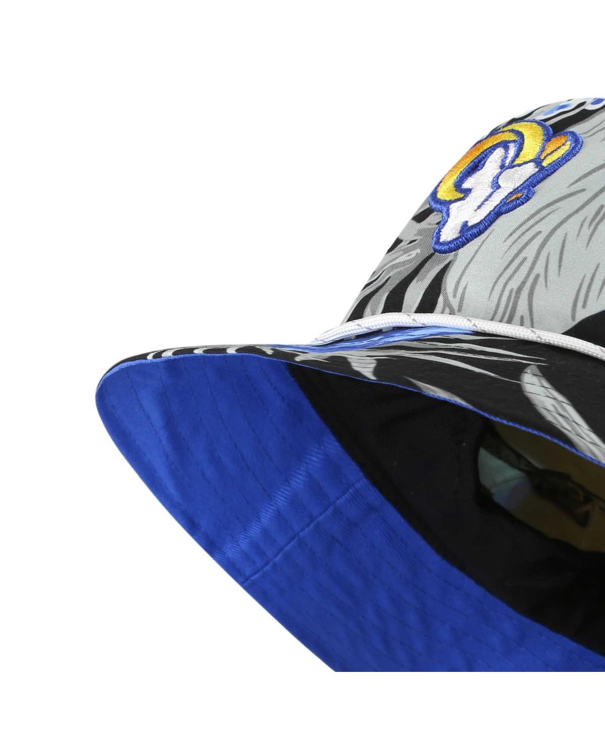 Men's '47 BrandLos Angeles Rams Dark Tropic Bucket Hat - Black