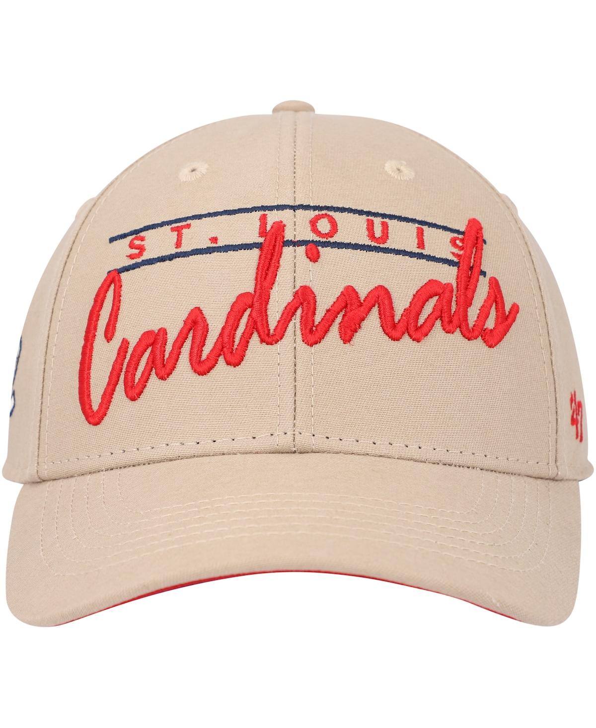 Men's '47 BrandSt. Louis Cardinals Atwood Mvp Adjustable Hat - Khaki