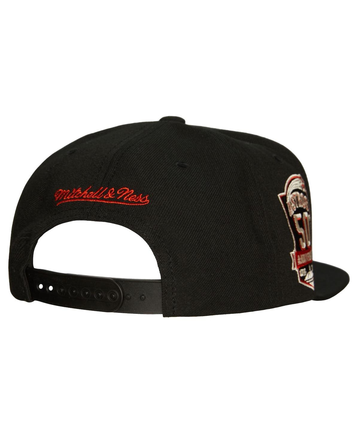 Mitchell & Ness Men's  Black Houston Astros Cooperstown Collection True Classics Snapback Hat In Black