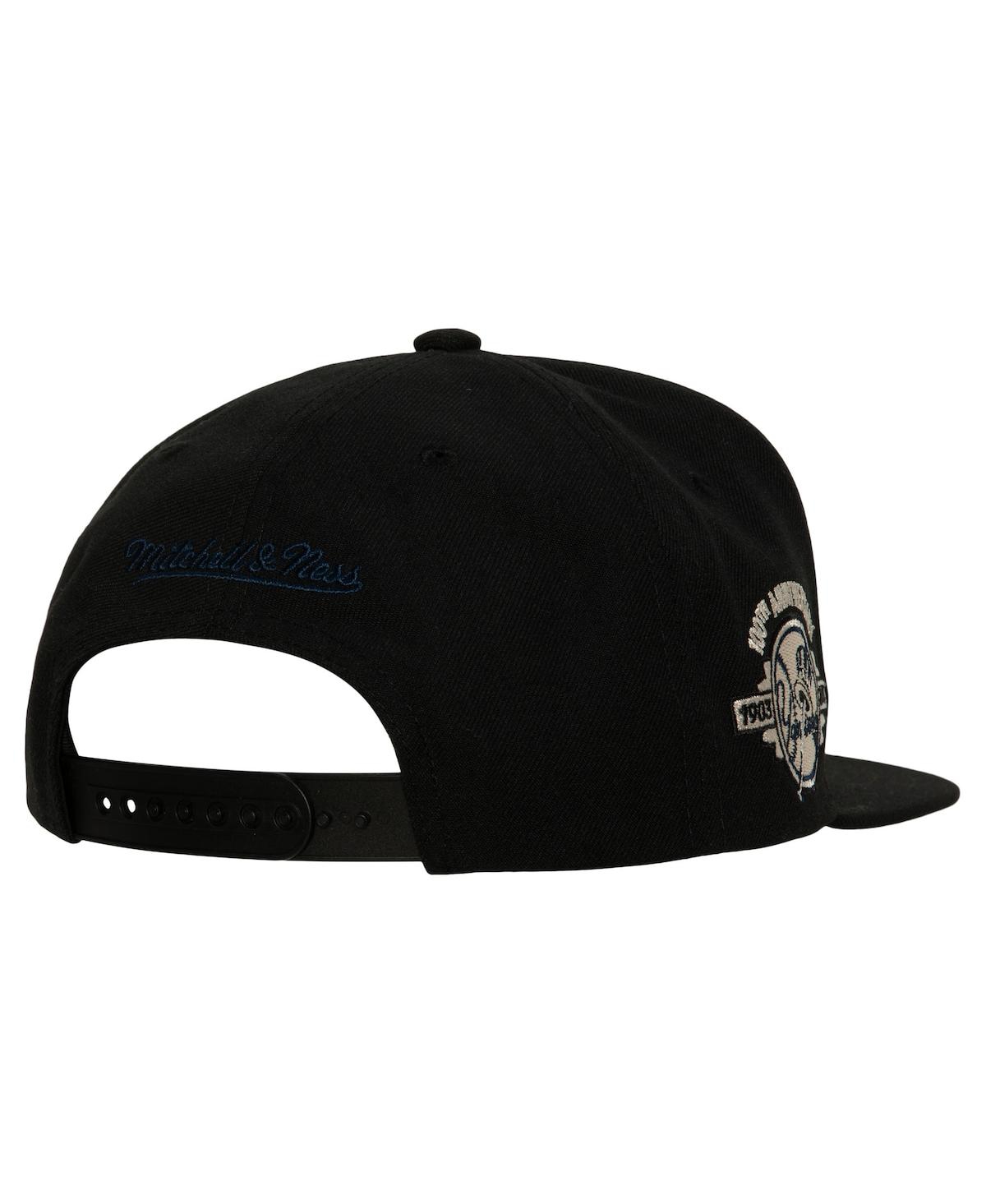 Mitchell & Ness Men's  Black New York Yankees Cooperstown Collection True Classics Snapback Hat In Black