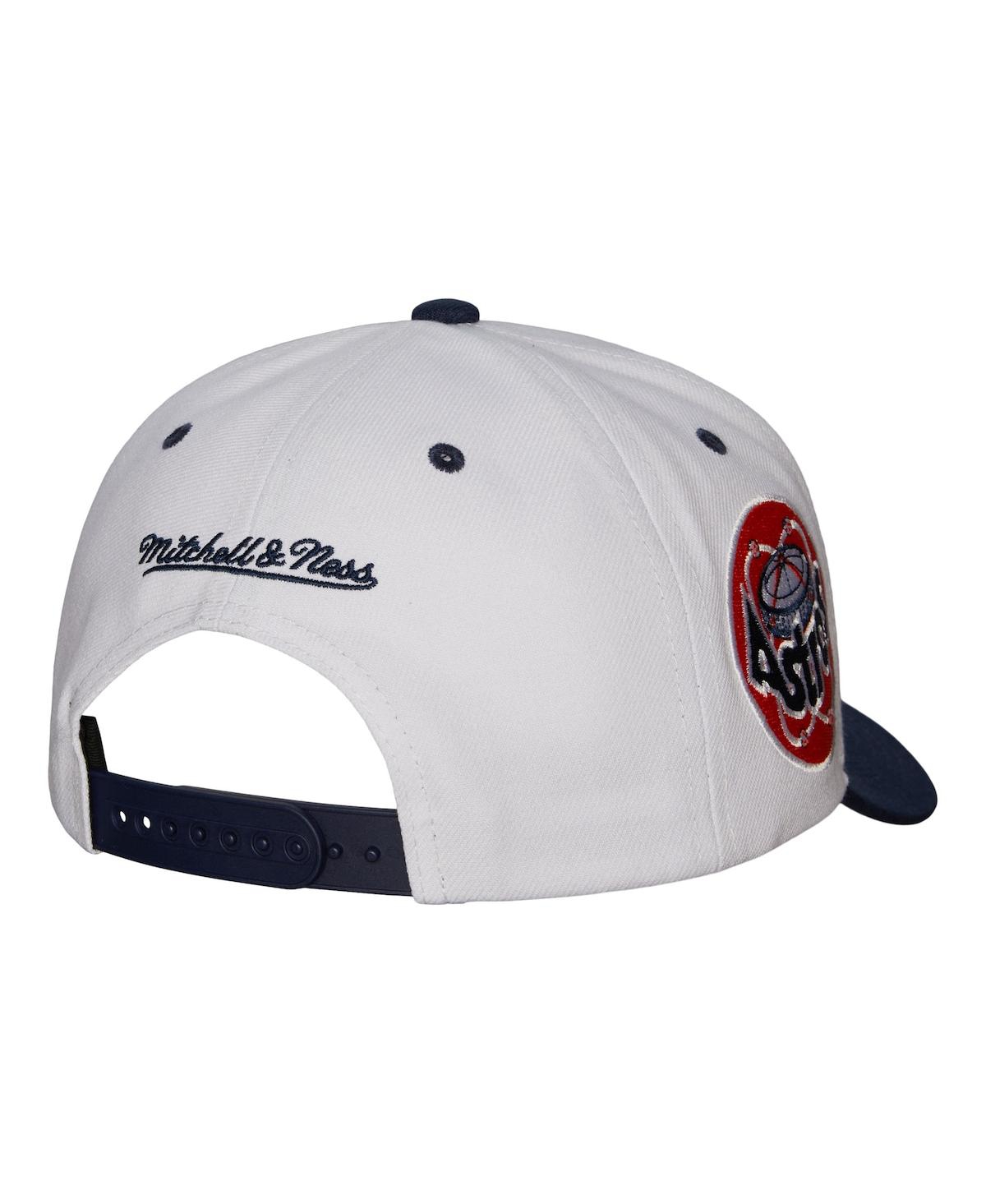 Mitchell & Ness Men's  White Houston Astros Cooperstown Collection Pro Crown Snapback Hat In White