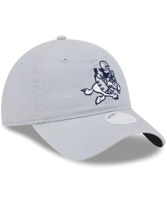 Women's Gray Dallas Cowboys Throwback Main Core Classic 2.0 9TWENTY Adjustable Hat