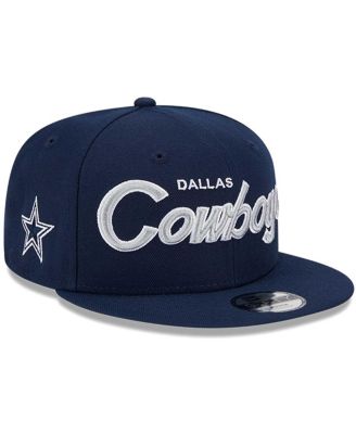 Big Boys and Girls Navy Dallas Cowboys Main Script 9FIFTY Snapback Hat