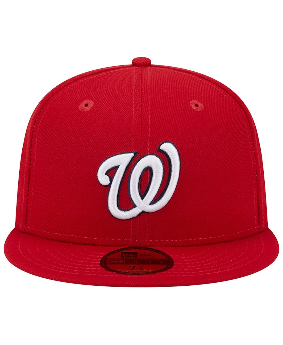 New Era Men's  Red Washington Nationals 2019 World Series Team Color 59fifty Fitted Hat In Red