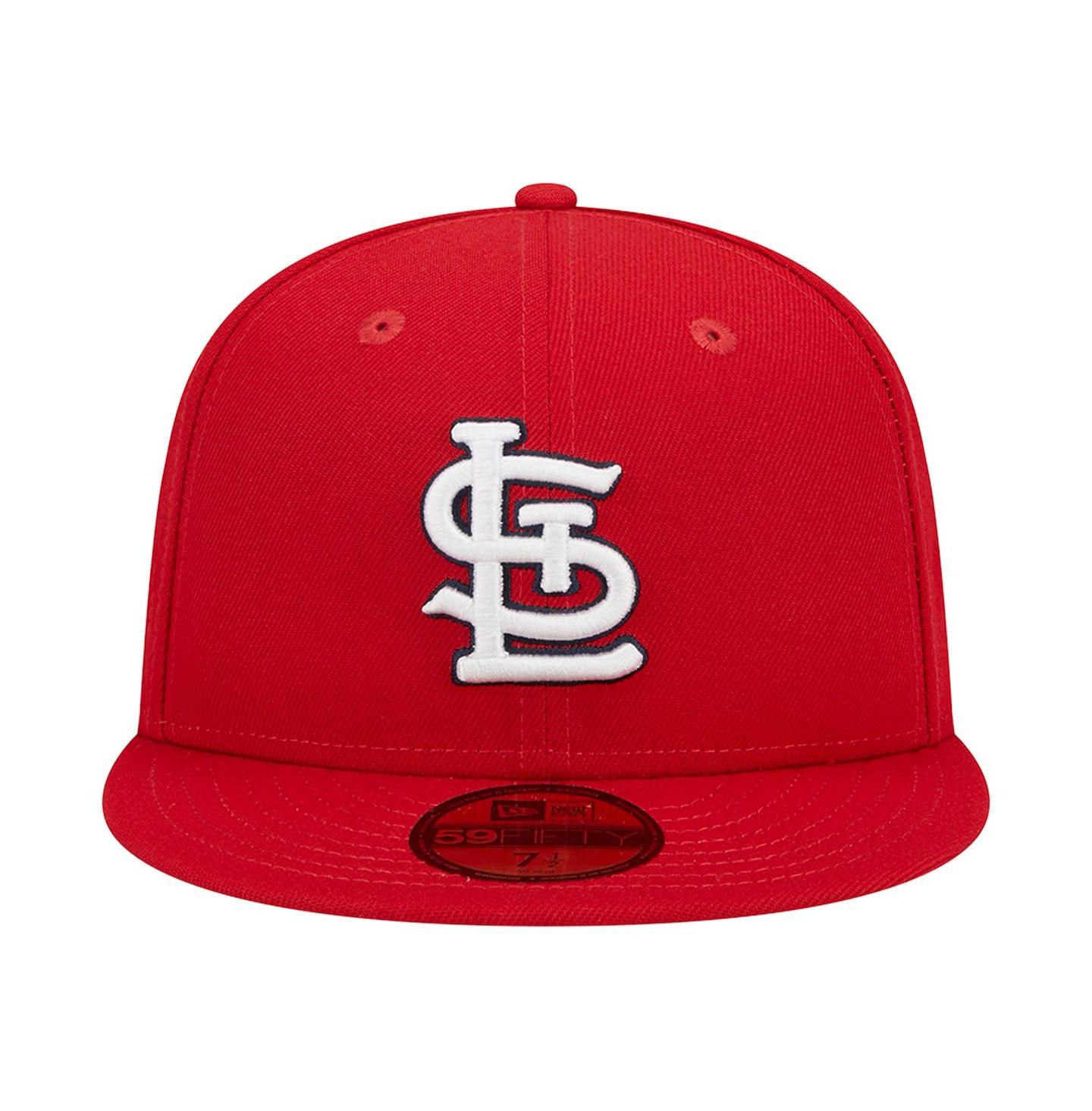 Мужская кепка New Era Red St. Louis Cardinals 2006 World Series Team Color 59FIFTY Fitted Hat — фото 4
