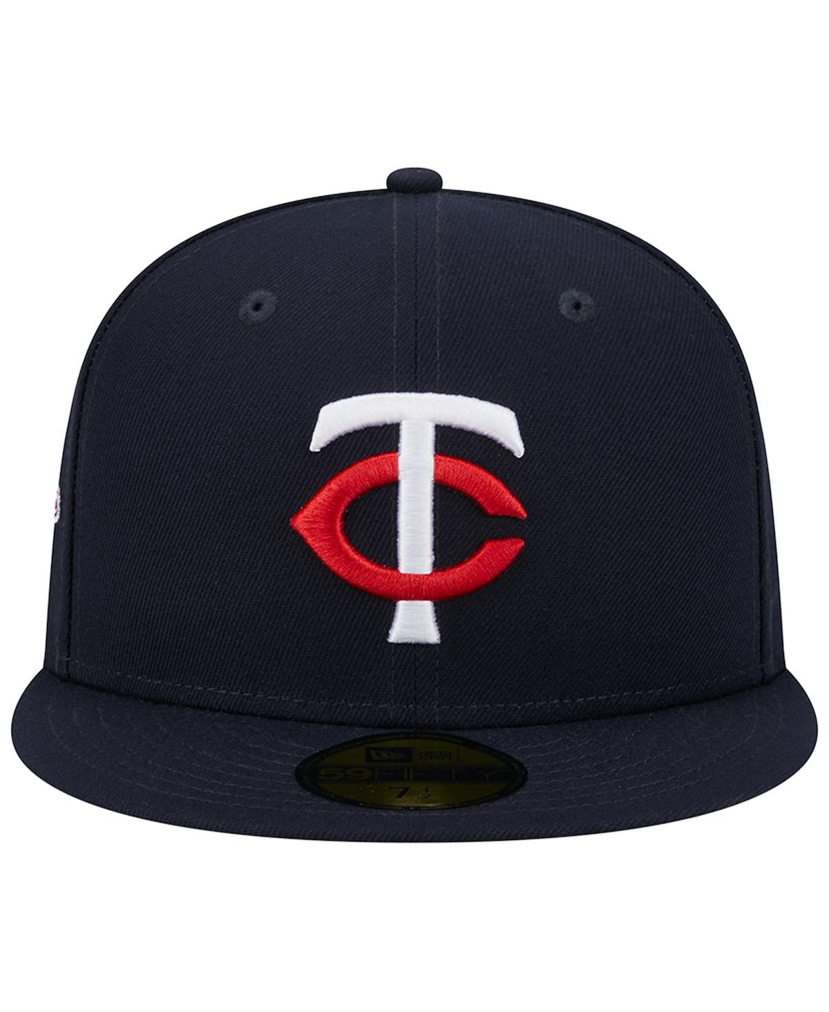 Men's New EraMinnesota Twins 1987 World Series Team Color 59FIFTY Fitted Hat - Navy