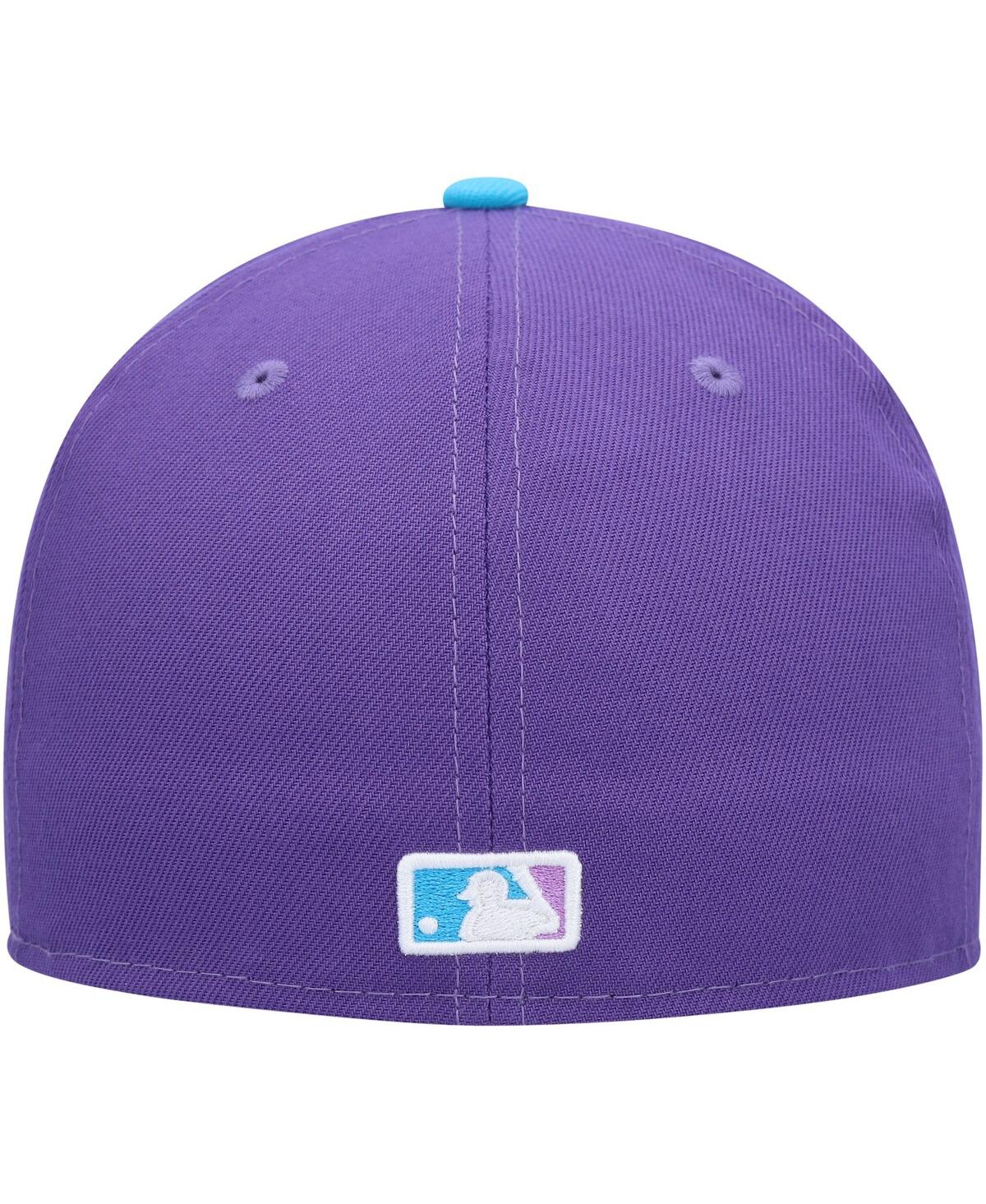 Men's New Era Purple Los Angeles Dodgers Vice 59FIFTY Fitted Hat