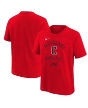 Cleveland Indians Youth Navy Allover Print Long Sleeve T-Shirt & Pants  Sleep Set