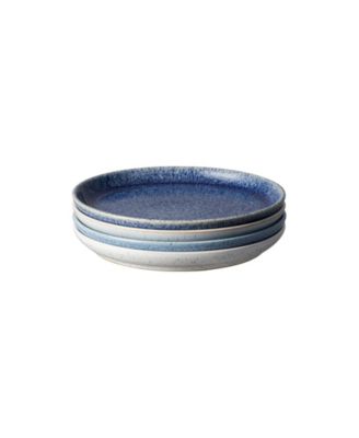 Denby Studio Blue Asoorted Small Plates Set Of 4 - Macy's