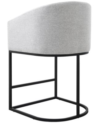 Jace 35.4" Polyester Upholstered Counter Stool