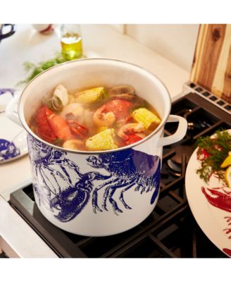 Caskata™ 16 Qt. Enamel on Steel Stockpot & Lid