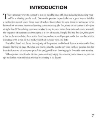 Connect with Calm- Dot-to-Dot Puzzles for Mindfulness by Conceptis Puzzles