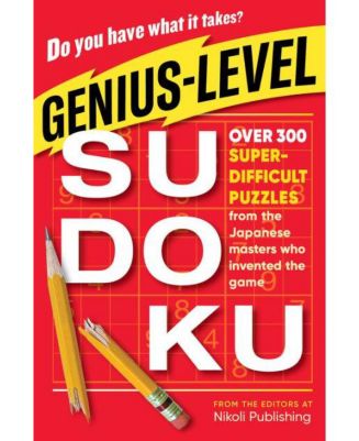 Genius-Level Sudoku- Over 300 Super-Difficult Puzzles from the
