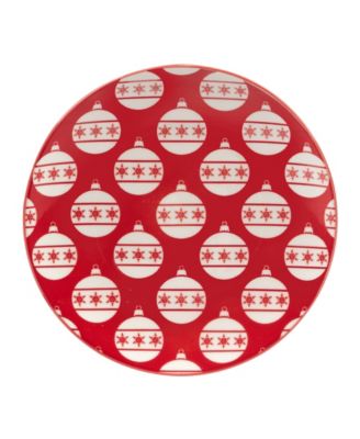 Peppermint Candy 6" Canape Plates Set of 6, Service for 6