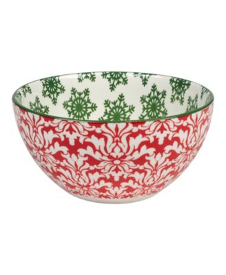 Winter Medley 30 oz All Purpose Bowls Set of 6, Service for 6
