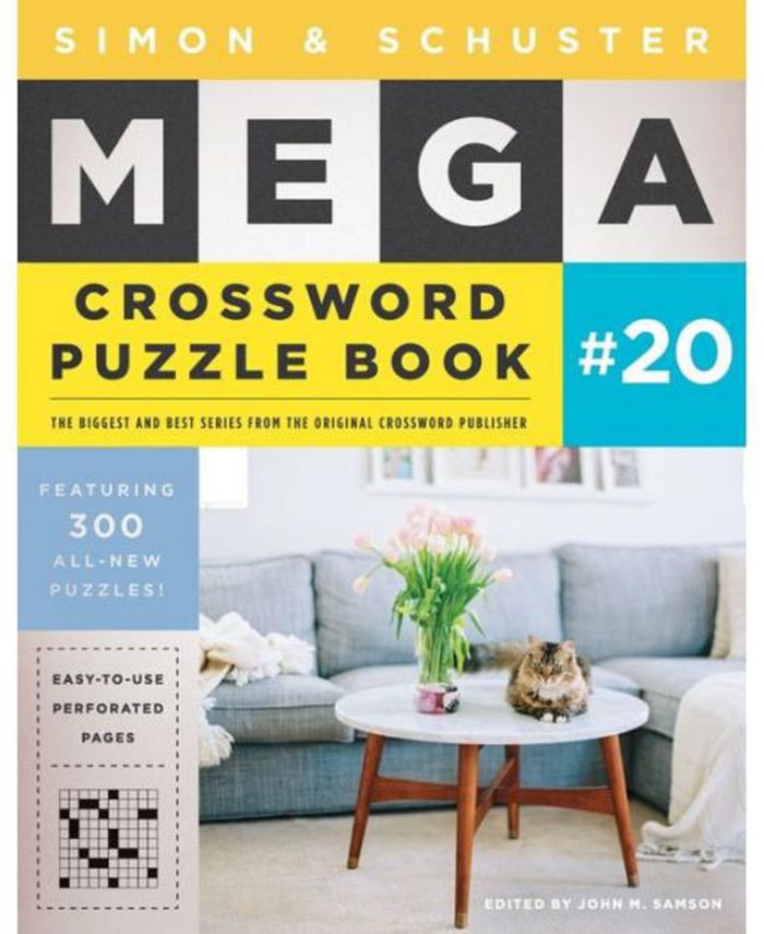 Barnes Noble Simon Schuster Mega Crossword Puzzle Book #20 by John Barnes Noble Simon Schuster Mega Crossword Puzzle Book #20 by John