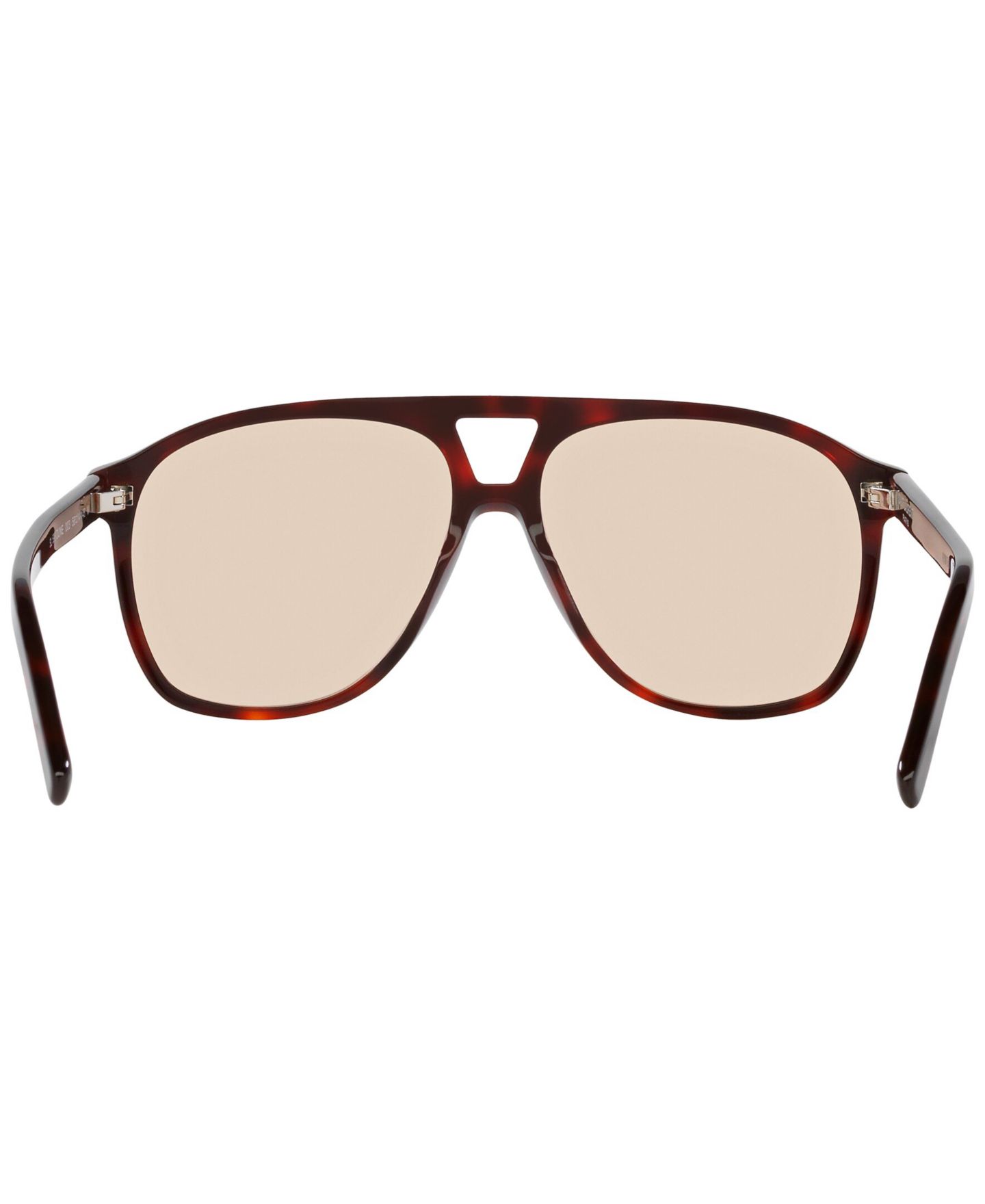 Женские солнцезащитные очки Saint Laurent Sunglasses, SL 596 Dune, цвет: Черепаховый — фото 4