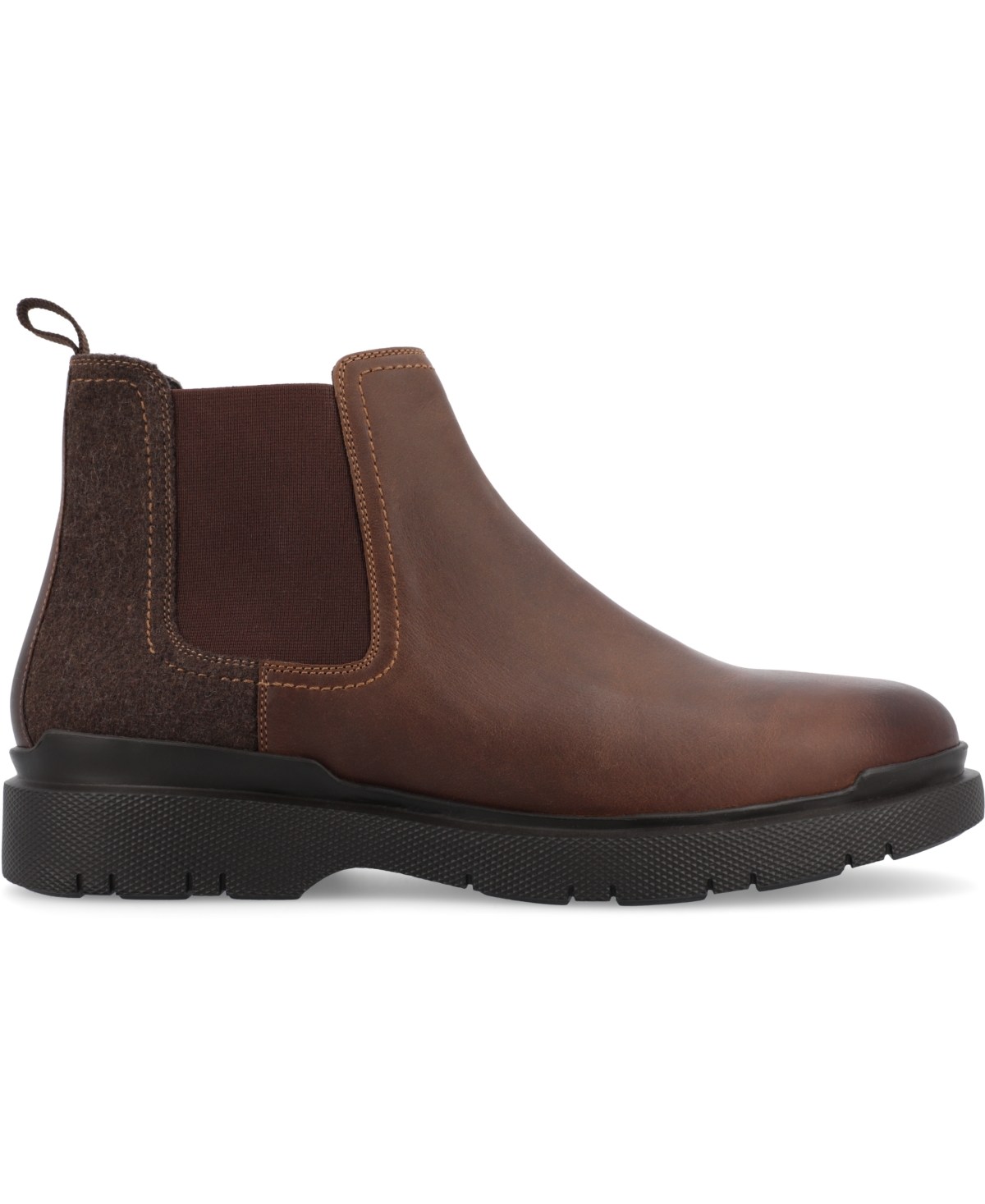 Thomas & Vine Men's Tilton Water Resistant Tru Comfort Foam Plain Toe Chelsea Boots
