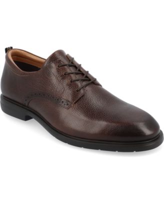 Men's Stafford Tru Comfort Foam Plain Toe Derby Dress Shoes