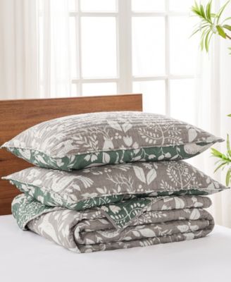 Home Bretton Woods Green Reversible Quilt Sets