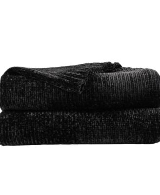 Lifestyle Solid Woven Micro Chenille Throw, 51" x 67"