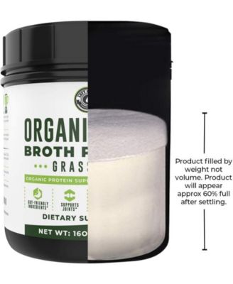 Organic Bone Broth Protein, Left Coast Performance, Unflavored, 16oz