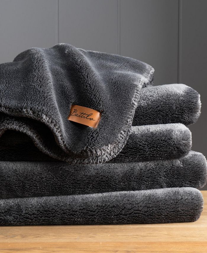 Battilo Luxury Heavy Weight Plush Mink Throw, 50" x 60" Macy's