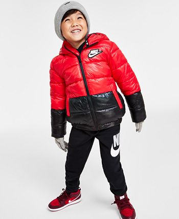 Nike bubble store coat boys