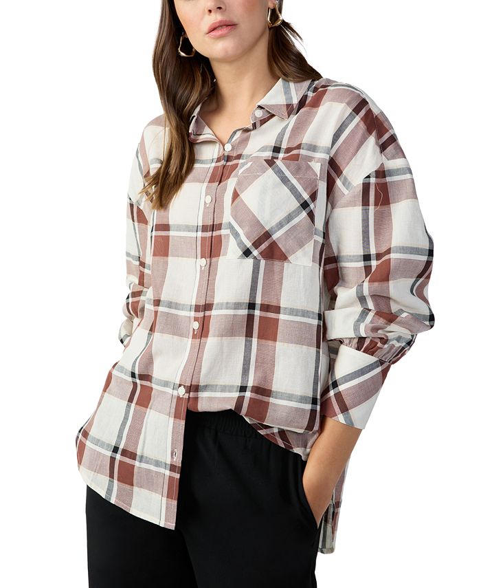 Sanctuary Women's Plaid Tunic Macy's