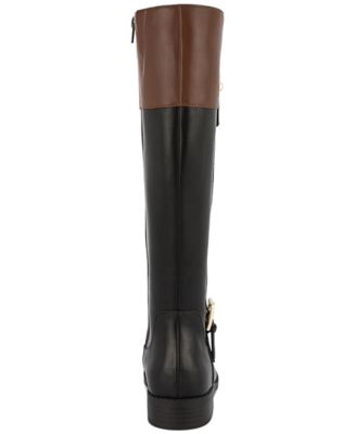 Karen Scott Women's Edenn Buckled Riding Boots, Created For Macy's - Macy's