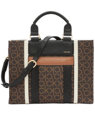 Calvin Klein - Sol Monogram Small Faux Leather Crossbody
