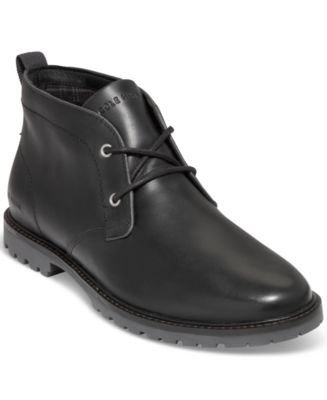 Cole Haan Men's Midland Leather Water-Resistant Lace-Up Lug Sole