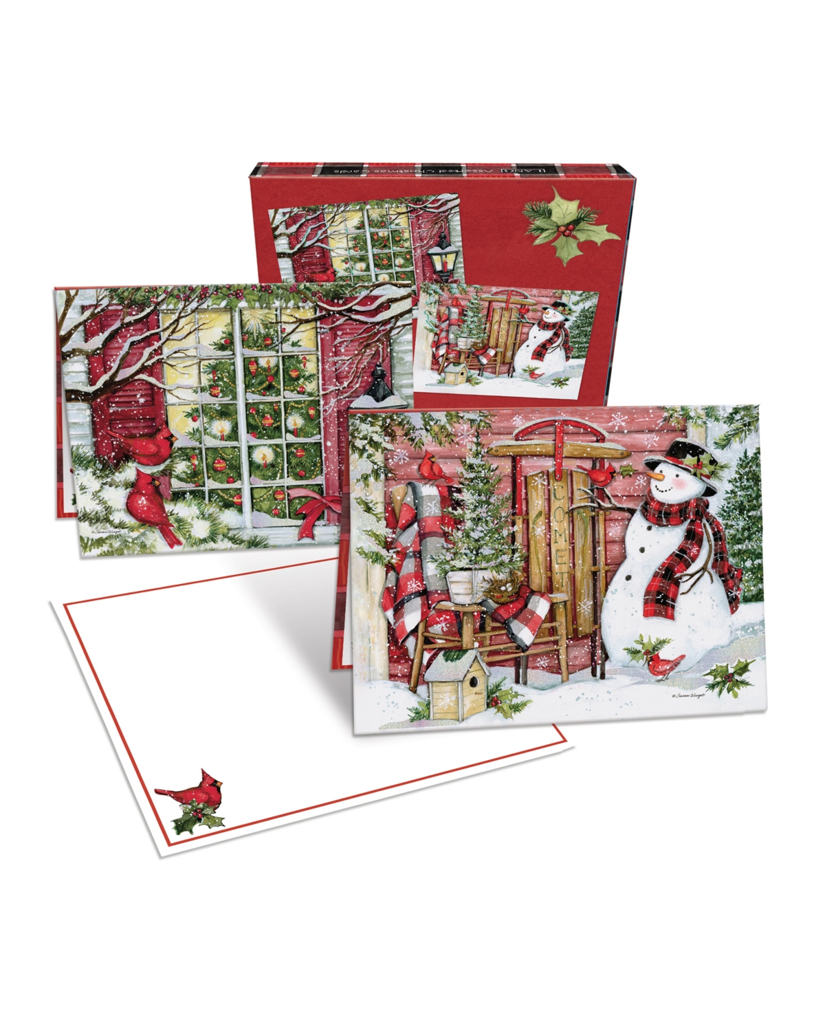 Lang Home For The Holidays Boxed Cards, Set Of 18 In Multi