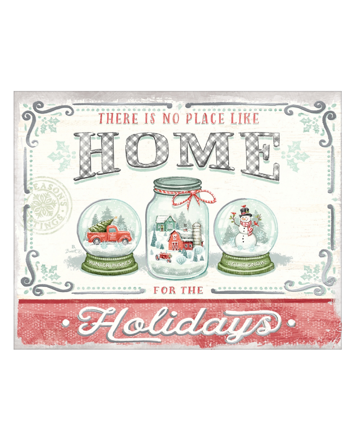 Lang No Place Like Home Boxed Cards, Set Of 18 In Multi