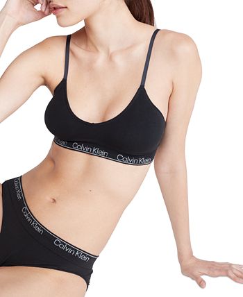 Calvin Klein Modern Seamless Naturals Lightly Lined Triangle Bralette  QF7093 - Macy's