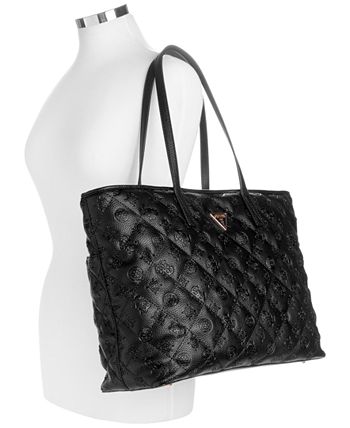 GUESS Power Play Large Quilted Tech Tote - Macy's