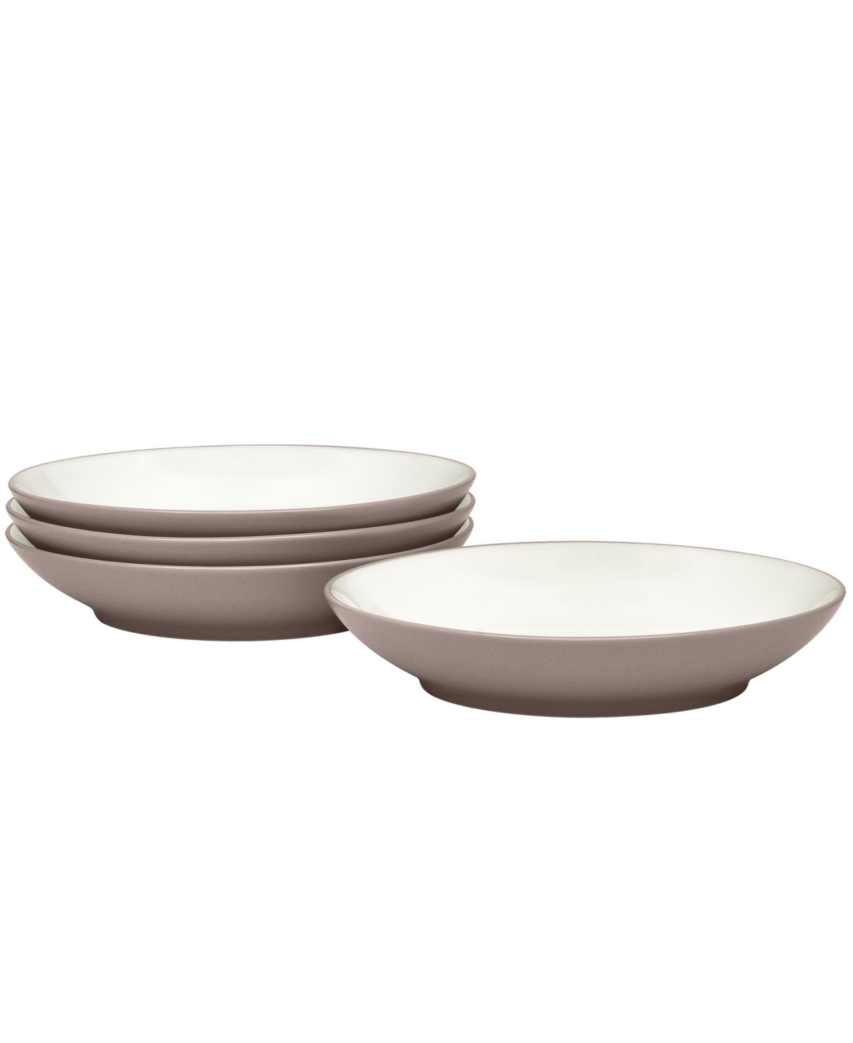Noritake Colorwave Coupe Pasta Bowls 35-oz, Set Of 4 In Clay