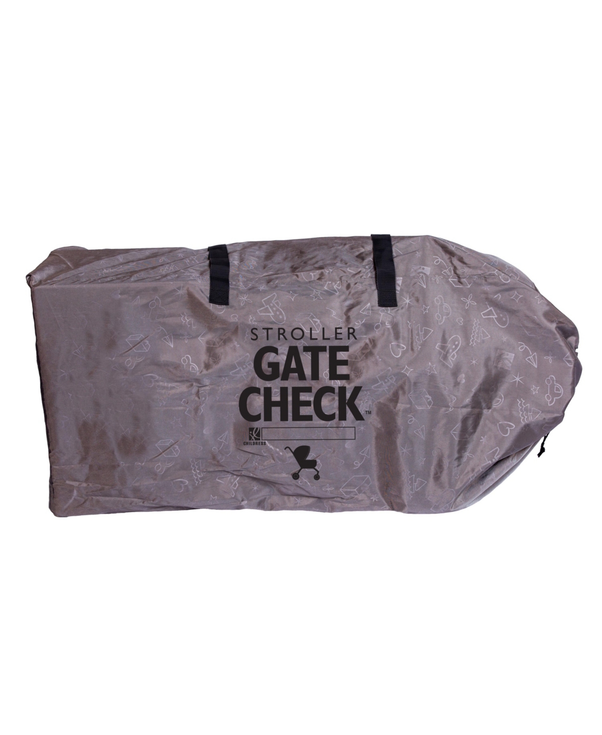 J L Childress Deluxe Gate Check Baby Boys And Girls Single And Double Strollers Travel Bag In Gray