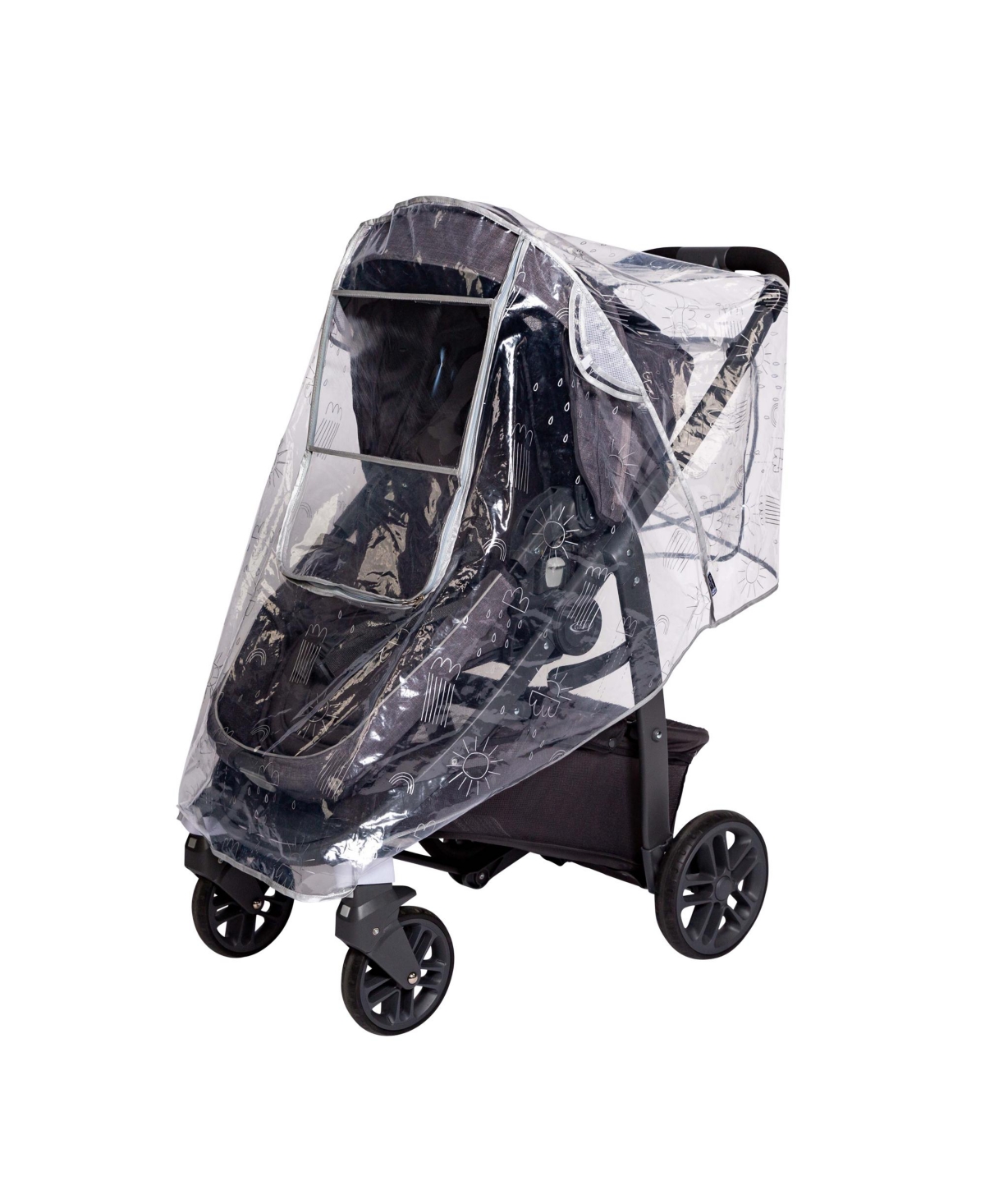 J L Childress Deluxe Baby Boys And Girls Stroller Weather Shield In Clear