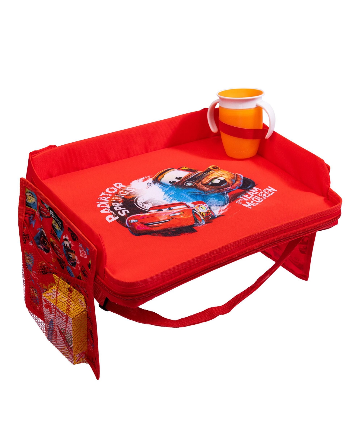 J L Childress Disney Baby Boys And Girls 3-in-1 Travel Tray And Tablet Holder In Cars